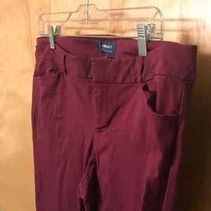 Fuschia old navy pixie pants
